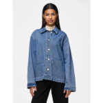 PCCHRISSY LS DENIM LOOSE SHIRT