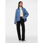 PCCHRISSY LS DENIM LOOSE SHIRT