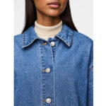PCCHRISSY LS DENIM LOOSE SHIRT