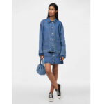 PCCHRISSY LS DENIM LOOSE SHIRT