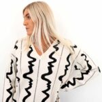 OBJRAY L/S V-NECK TOP