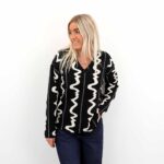 OBJRAY L/S V-NECK TOP