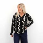 OBJRAY L/S V-NECK TOP