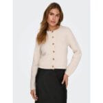 JDYKIM L/S O-NECK BUTTON CARDIGAN KNT