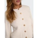 JDYKIM L/S O-NECK BUTTON CARDIGAN KNT