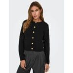 JDYKIM L/S O-NECK BUTTON CARDIGAN KNT