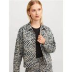 JXSARAH ZEBRA OVERSHIRT