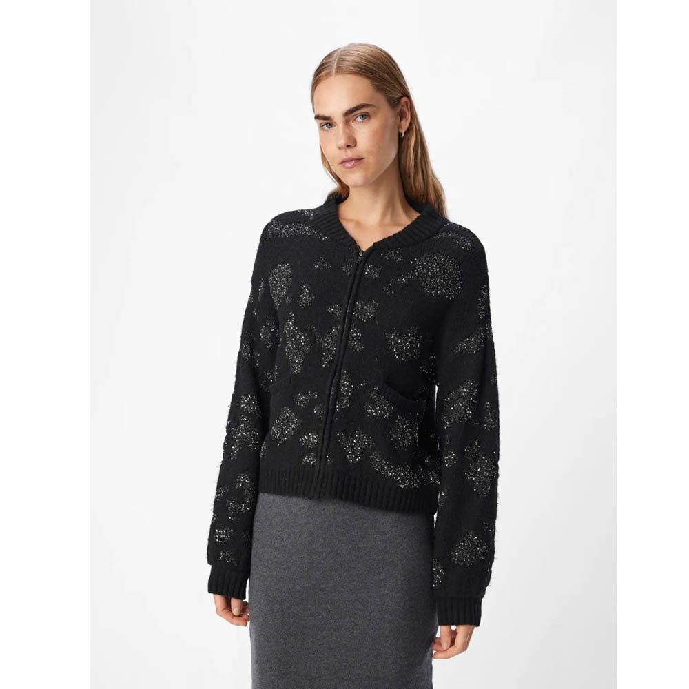 OBJALORA KNIT RE L/S CARDIGAN