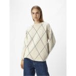 OBJESTER LS KNIT TOP AOP NOOS