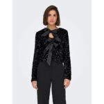 ONLANIKA SEQUINS LS BOW TOP
