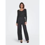 ONLCAROL L/S 2-WAY GLITTER MIX TOP