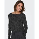 ONLCAROL L/S 2-WAY GLITTER MIX TOP