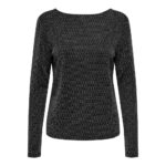 ONLCAROL L/S 2-WAY GLITTER MIX TOP
