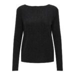 ONLCAROL L/S 2-WAY GLITTER MIX TOP