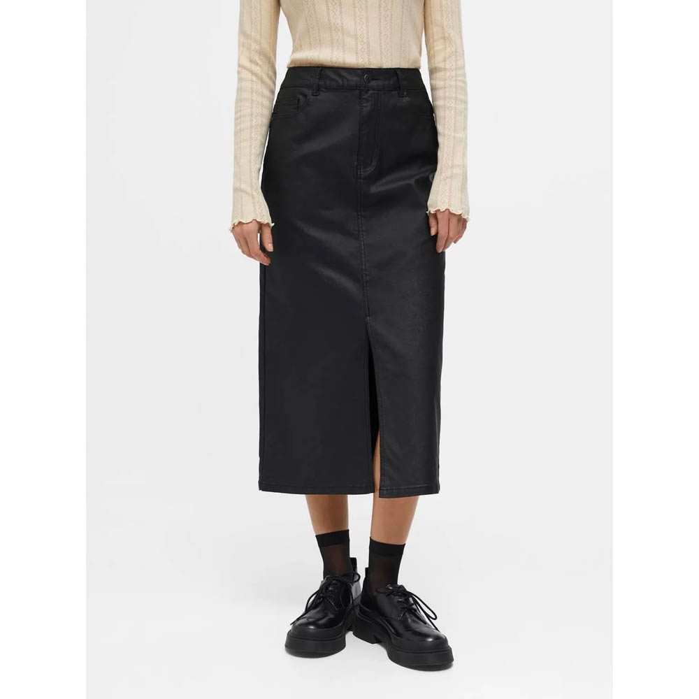 OBJNAYA COATED SKIRT