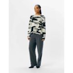 OBJREYNARD SQUARE SLEEVE O-NECK AOP