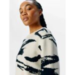 OBJREYNARD SQUARE SLEEVE O-NECK AOP