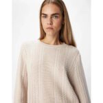 OBJREYNARD SQUARE SLEEVE CABLE KNIT