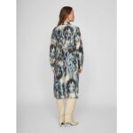 VIAGNES L/S MID CALF SHIRT DRESS