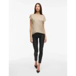 VIELLETTE S/S SATIN TOP