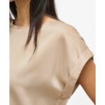 VIELLETTE S/S SATIN TOP
