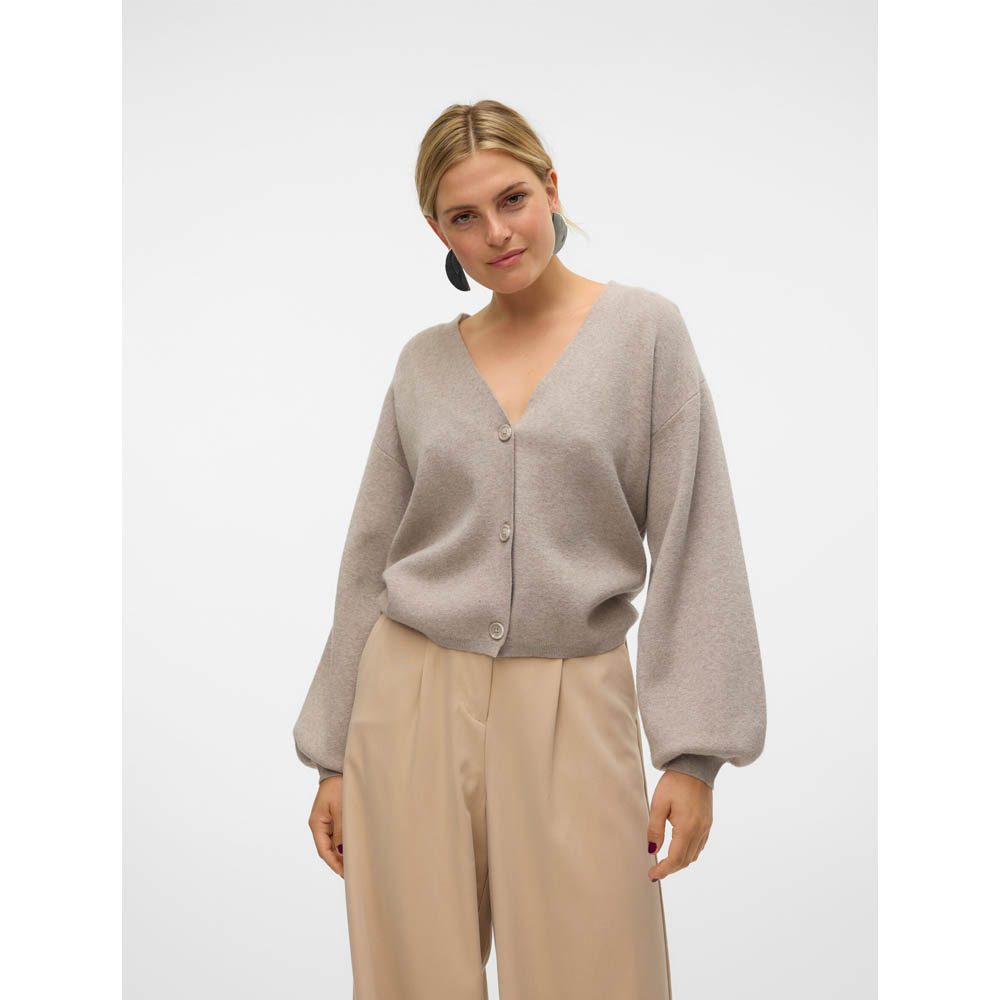 VMGOLD LS V-NECK BUTTON CARDIGAN