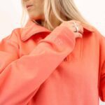 JXNANNA LS HALF ZIP SWEAT