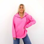 JXNANNA LS HALF ZIP SWEAT