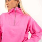 JXNANNA LS HALF ZIP SWEAT