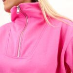 JXNANNA LS HALF ZIP SWEAT