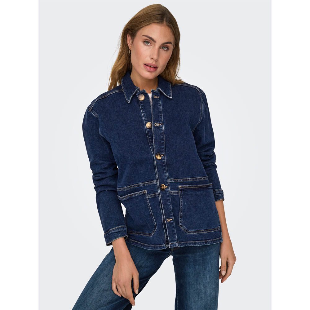 ONLCAPRI L/S CARGO POCKET DNM JACKET