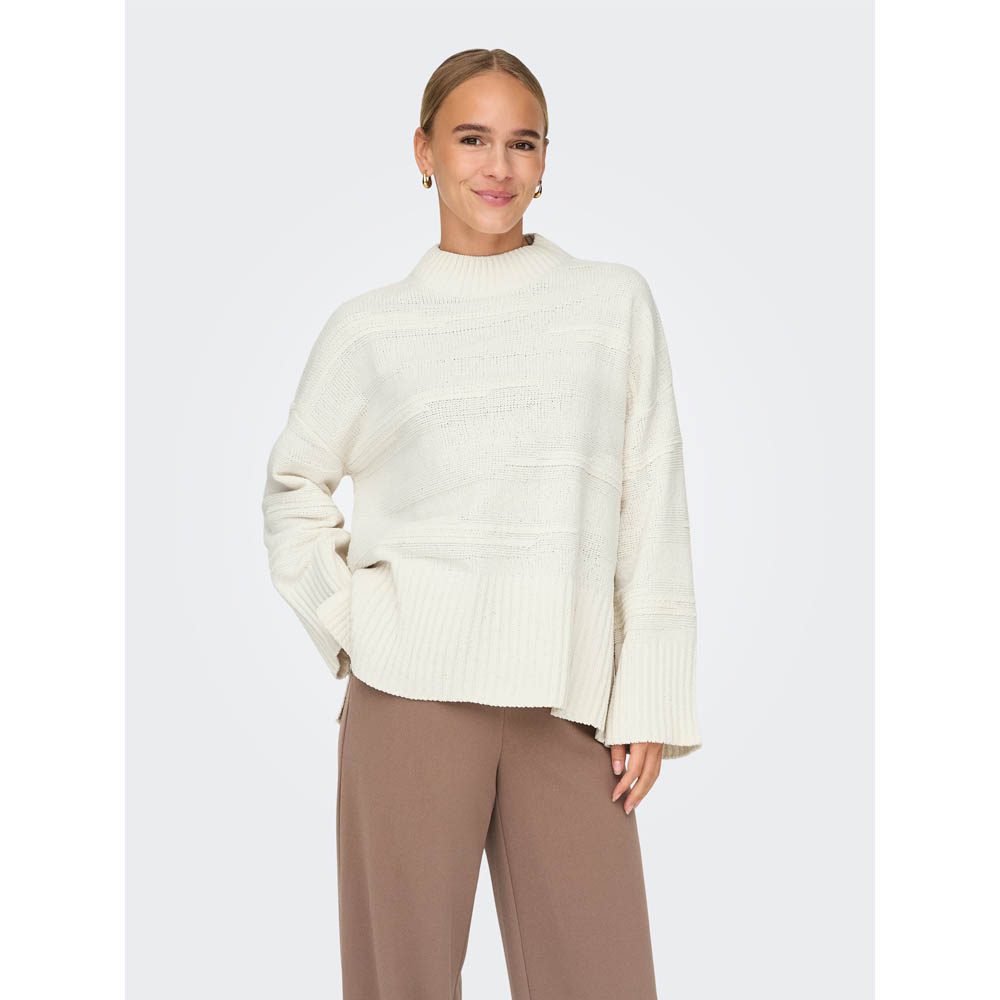 ONLIMA LS LOOSE STRUC HIGHNECK CC KNIT
