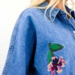 ONLGRACE 3/4 SHIRT FLOWER DNM