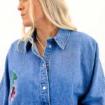 ONLGRACE 3/4 SHIRT FLOWER DNM