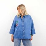 ONLGRACE 3/4 SHIRT FLOWER DNM