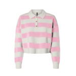 PCJASSY LS SHORT POLO KNIT