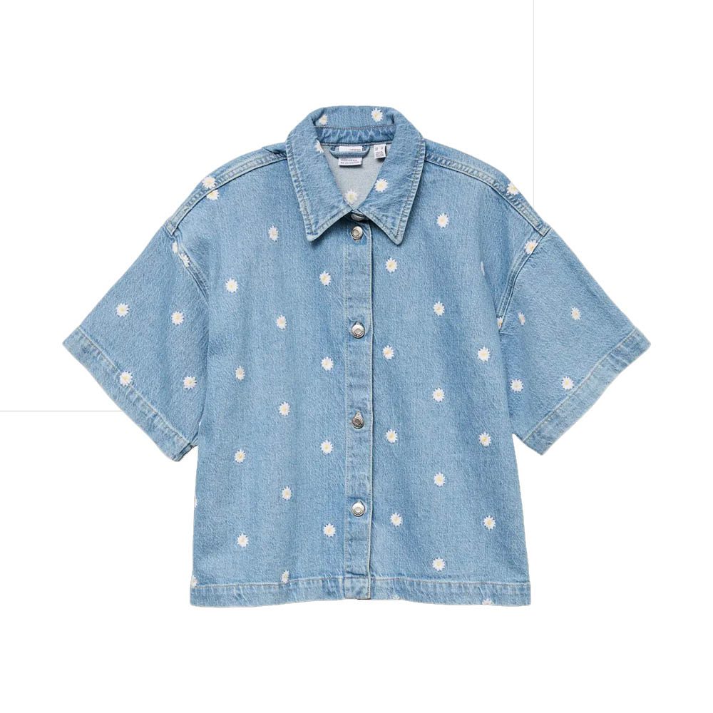 VMTHEA SS DAISY EMB DNM SHIRT