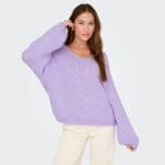 JDYDINEA L/S REVERSIBLE PULLOVER KNIT