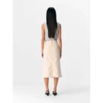OBJELLEN MW MIDI TWILL SKIRT