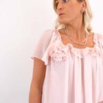 VMCILLE SS FLOWER TOP