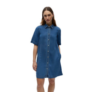 OBJFRAME 2/4 DENIM DRESS