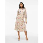 VIALINIA LS MIDI SHIRT DRESS