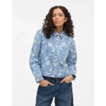 VIIANAIS LS JAQUARD DENIM JACKET