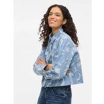 VIIANAIS LS JAQUARD DENIM JACKET