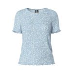 PCFLORA SS O-NECK TOP