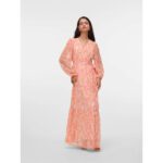 AWAUDORA LS LONG WRAP DRESS