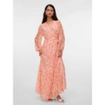 AWAUDORA LS LONG WRAP DRESS