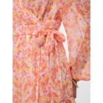 AWAUDORA LS LONG WRAP DRESS