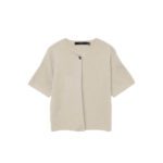 VMGOLD SS O-NECK ONE BUTTON CARDIGAN