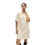 OBJFRAME 2/4 DENIM DRESS